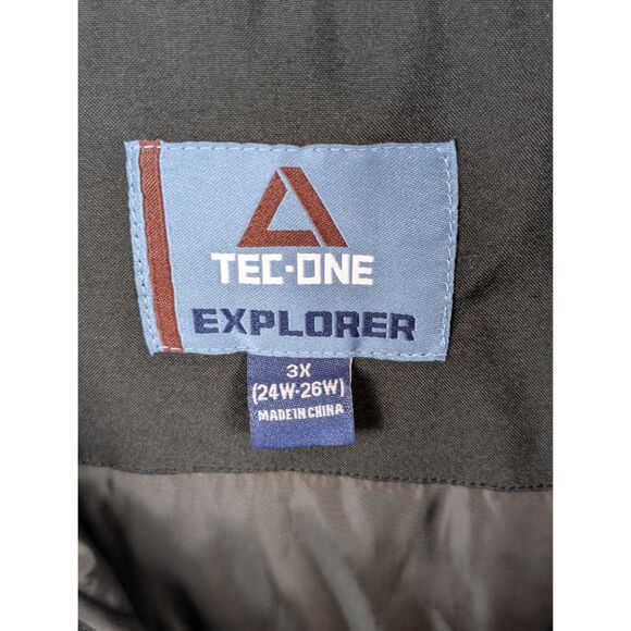 Tec-One Explorer Ski Jacket Hooded Black Men's Size 3XL NWT - Picture 11 of 16